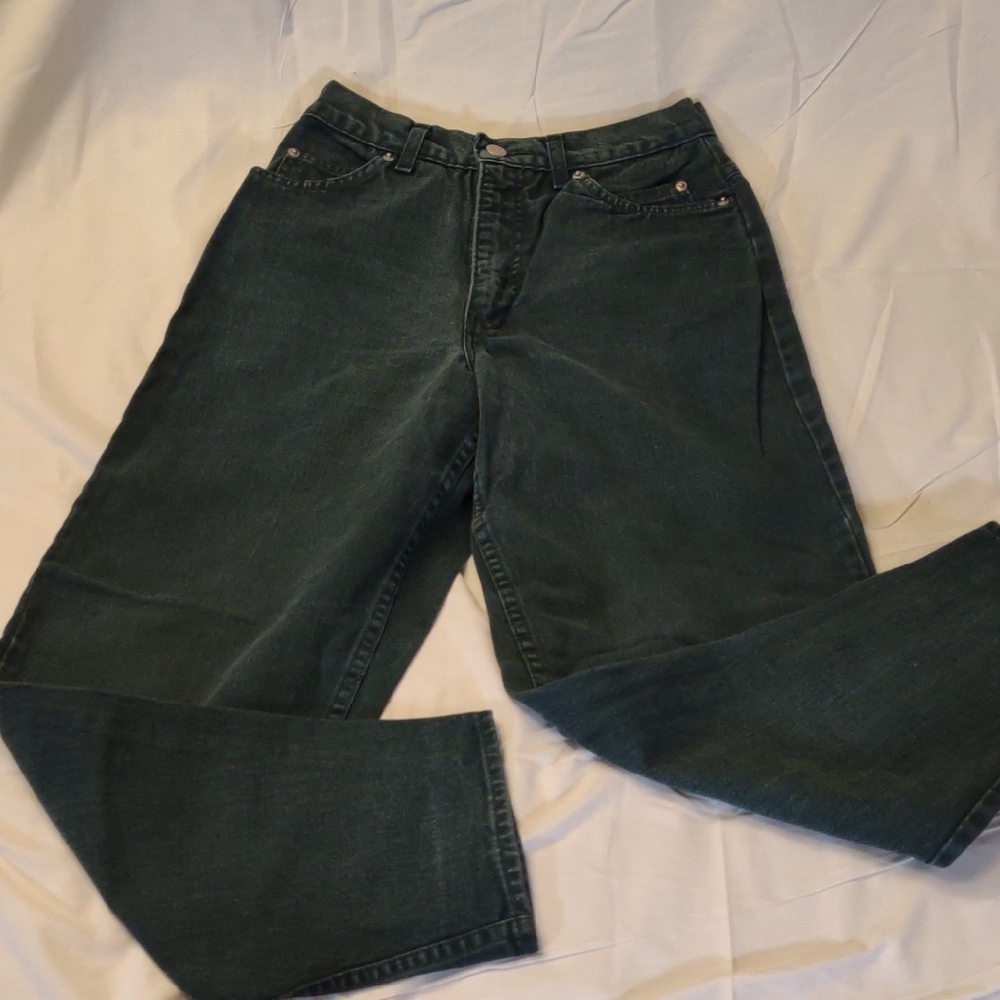 Vintage Melbourne Country Green Denim Jeans - Size 8